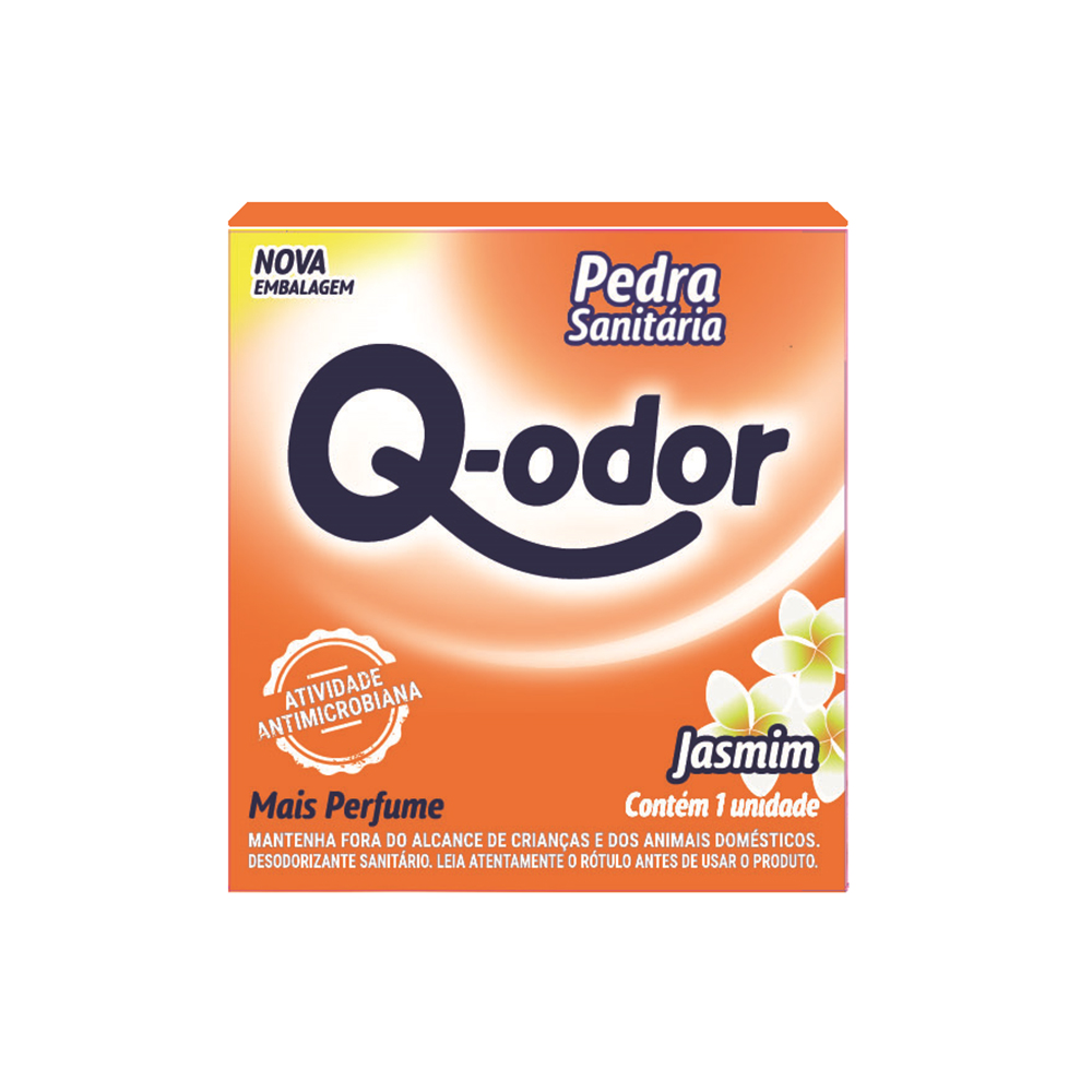 PEDRA SANITARIA Q-ODOR JASMIM 40G