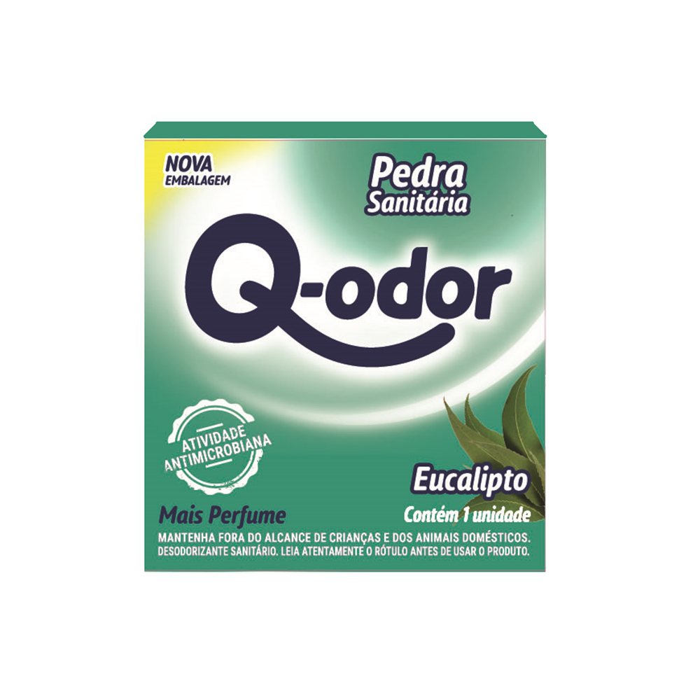 PEDRA SANITARIA Q-ODOR EUCALIPTO 40G