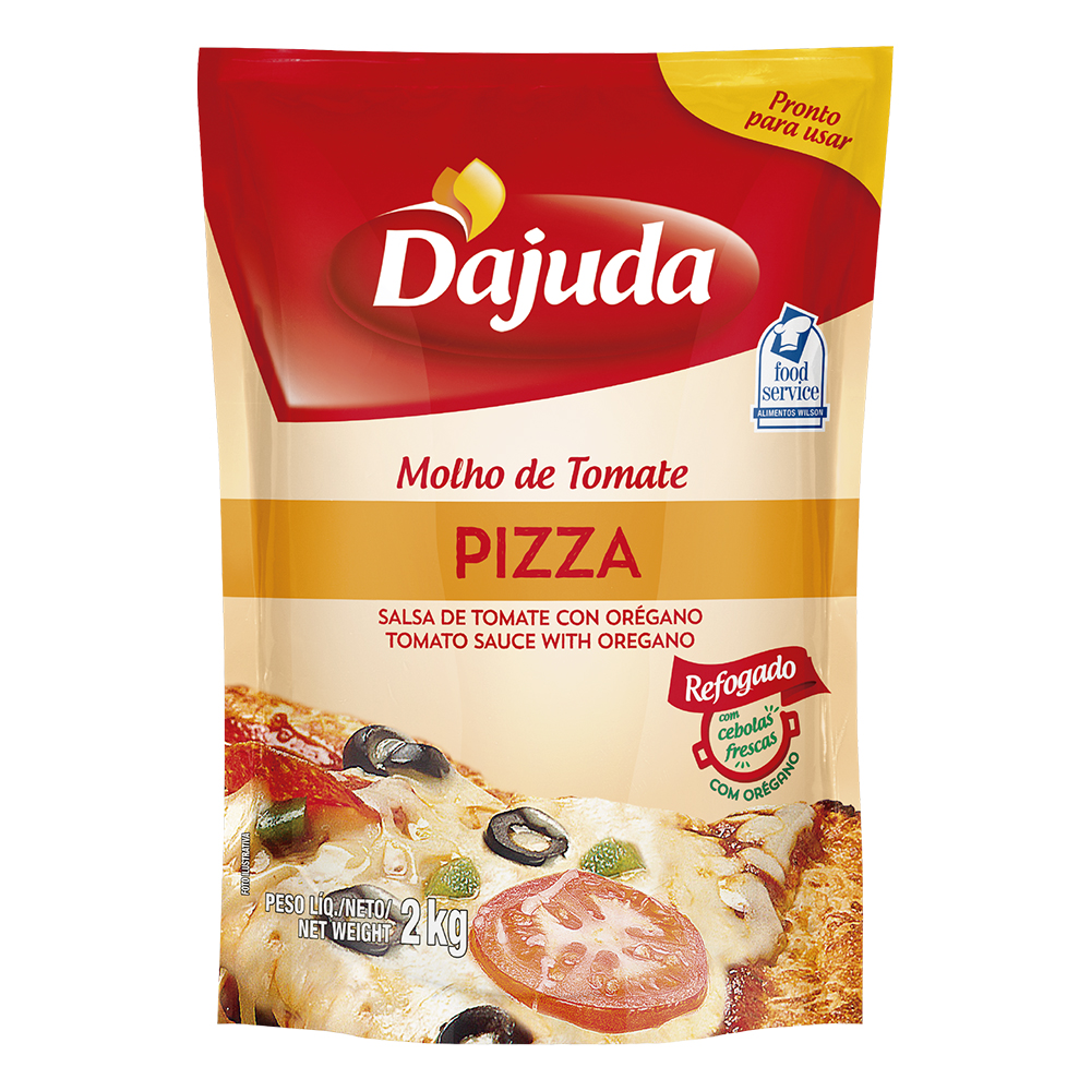 MOLHO TRADICIONAL PARA PIZZA D AJUDA 2KG