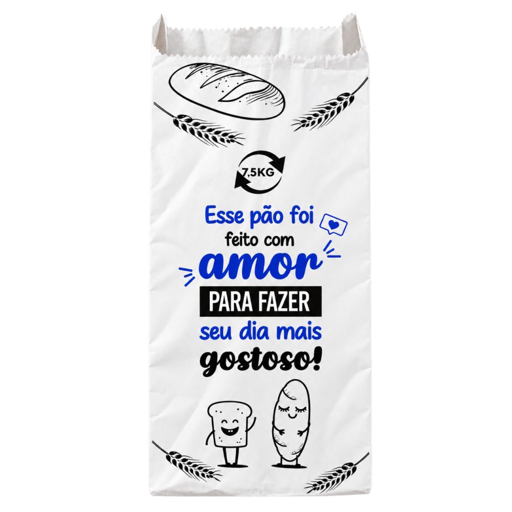 SACO PAPEL ENCOPEL BRANCO 7,5KG