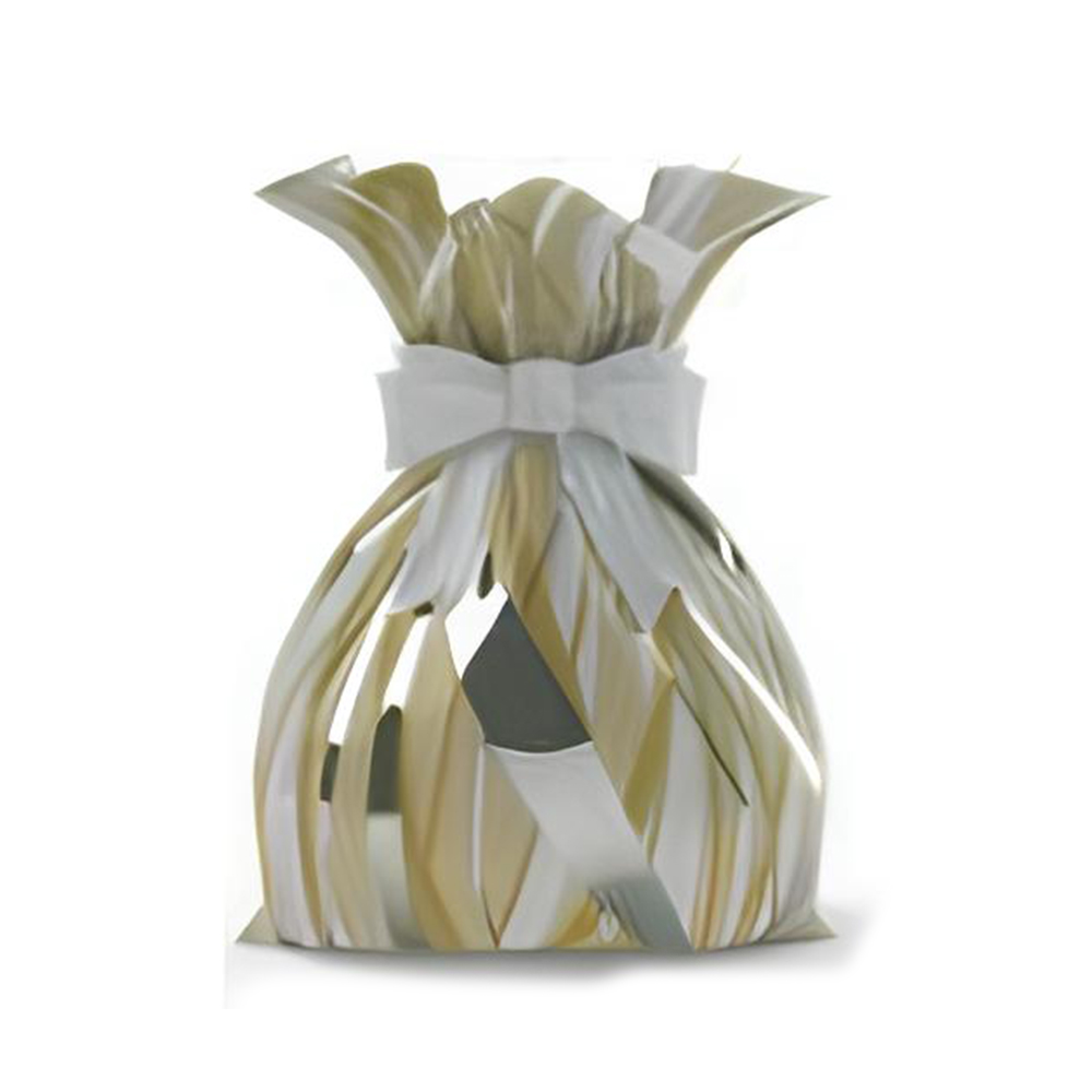 SACO METALIZADO 10X15 FIOS DOURADOS