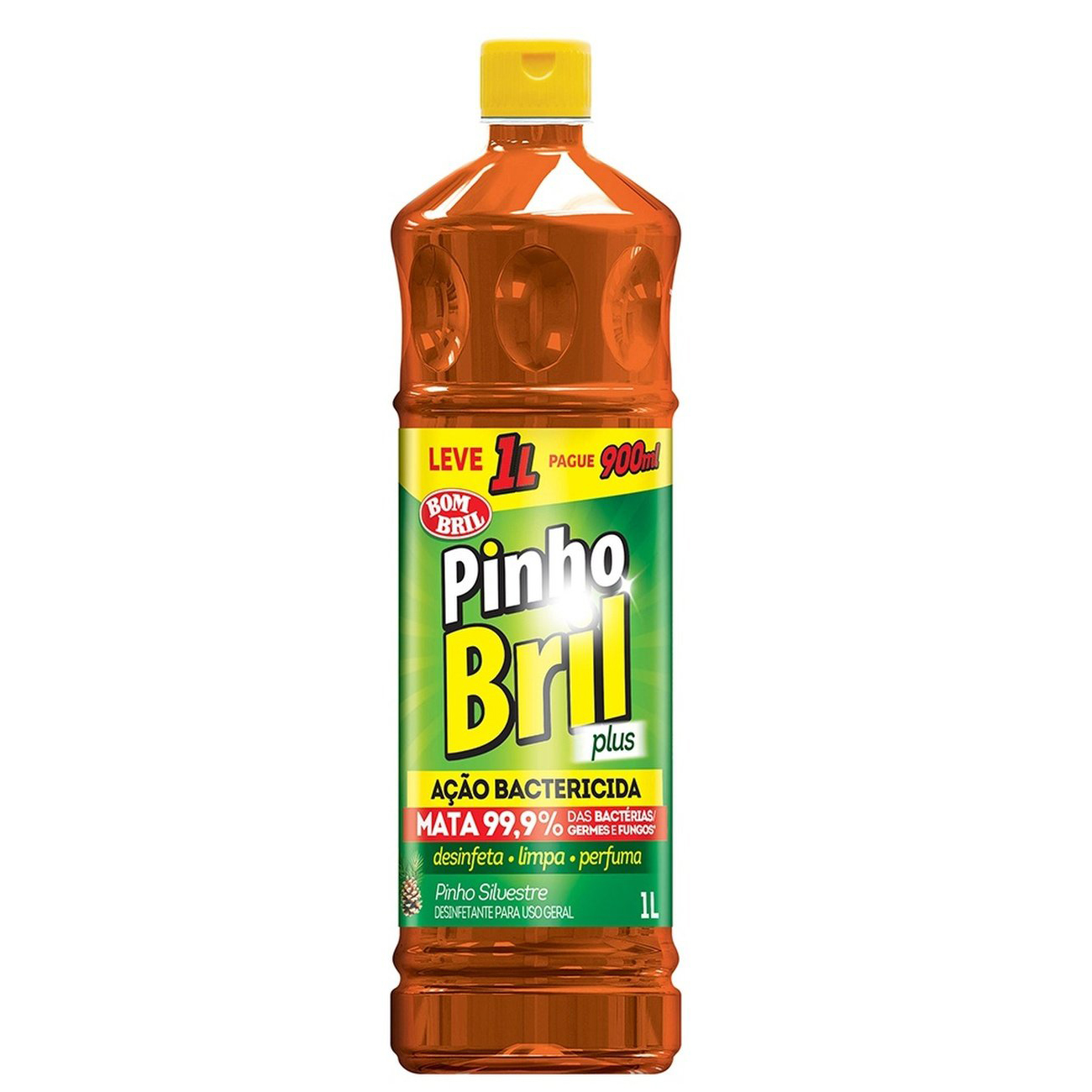 DESINFETANTE PINHO BRIL 1LT PLUS SILVESTRE LV1000/PG900ML