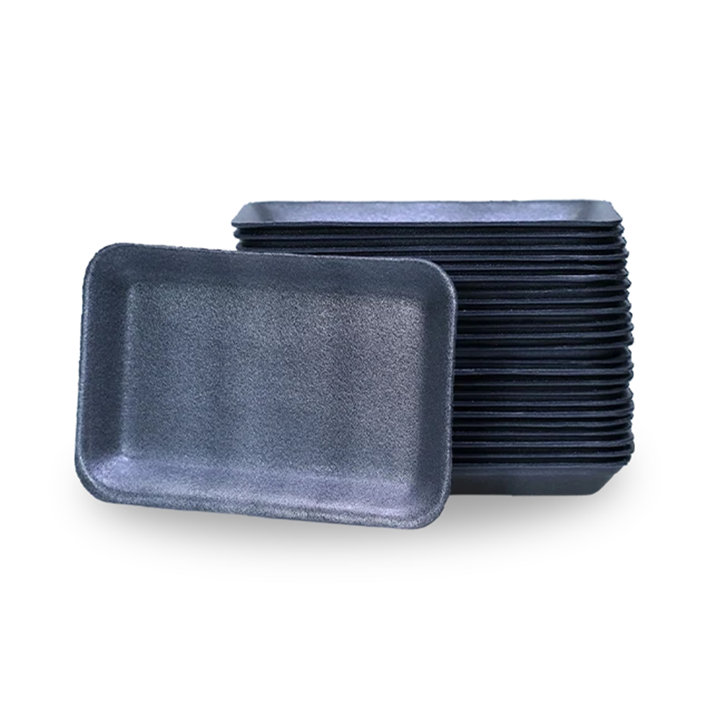 BANDEJA PRETA TRL-03=B3R 23,5X18X1,6CM TOTALPLAST