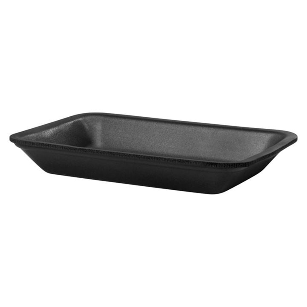 BANDEJA PRETA TFL-02=B2F 21X14X2,8CM TOTALPLAST