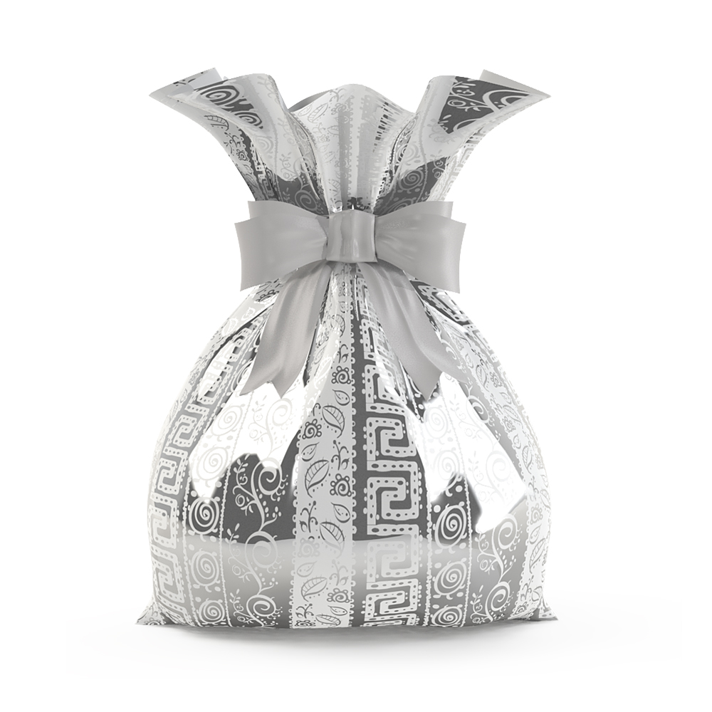 SACO METALIZADO 10X15 ARABESCO