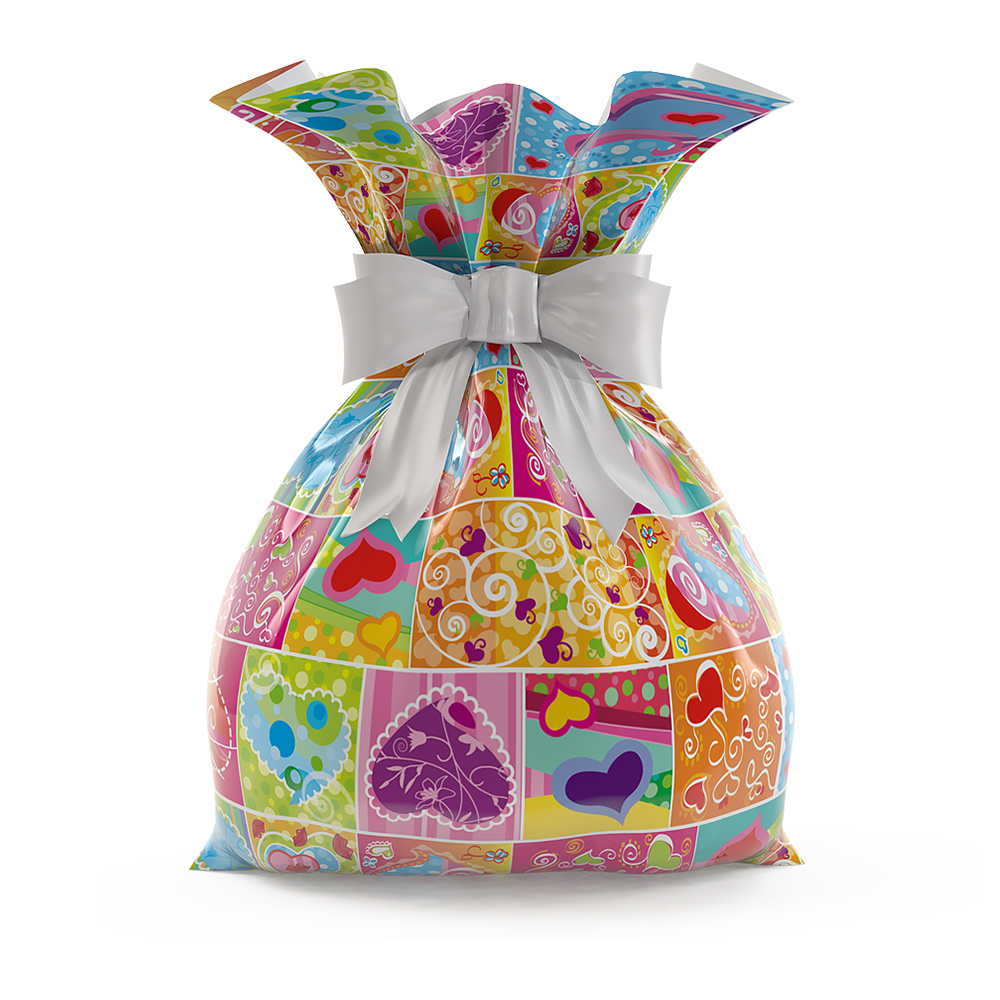 SACO METALIZADO 30X45 EMOCOES