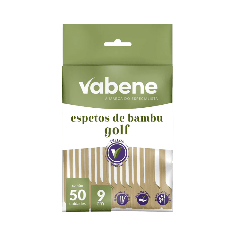 PALITO DE BAMBU GOLF VABENE 9CM