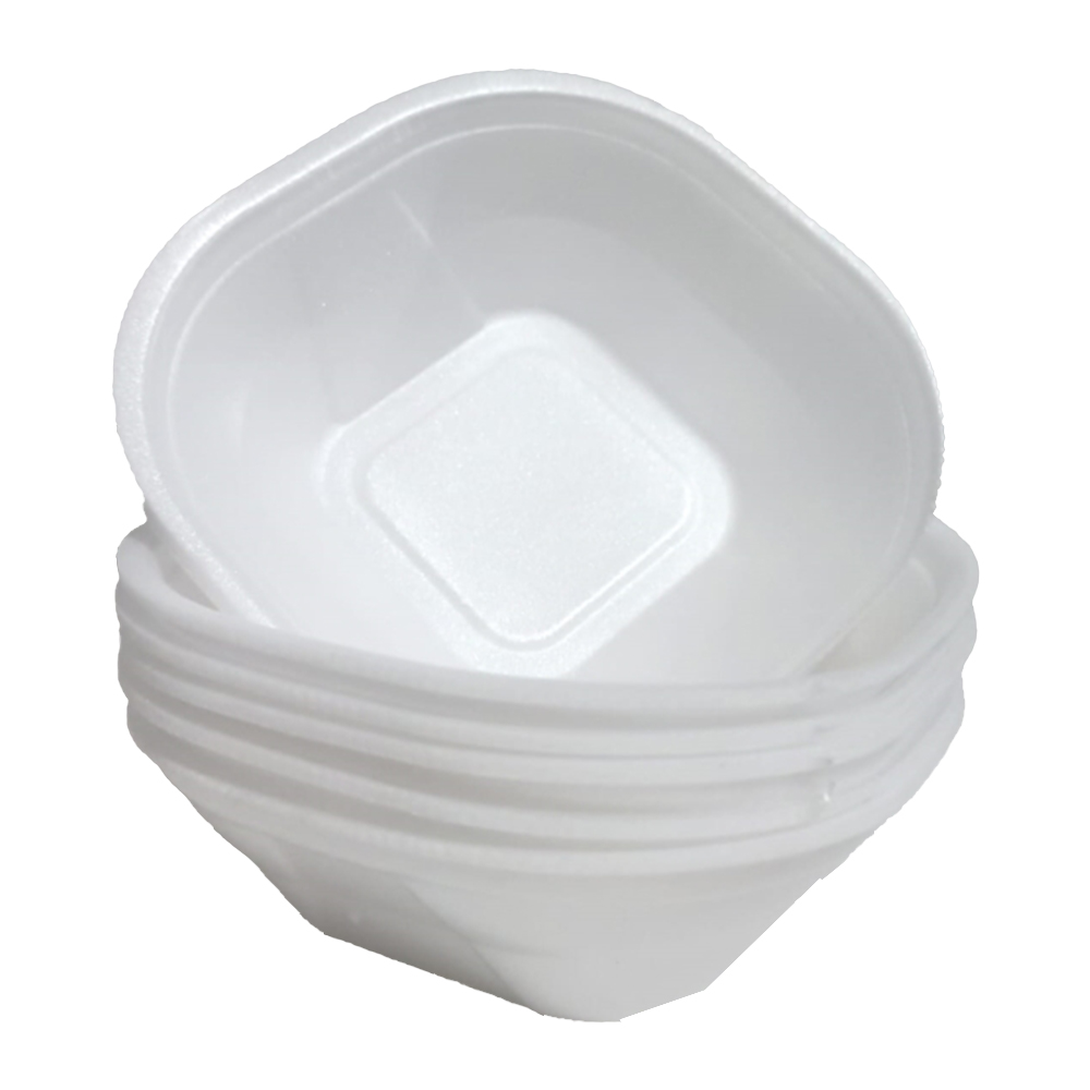 MARMITA ISOPOR QUADRADA COM TAMPA R2 700ML ISOBRAS