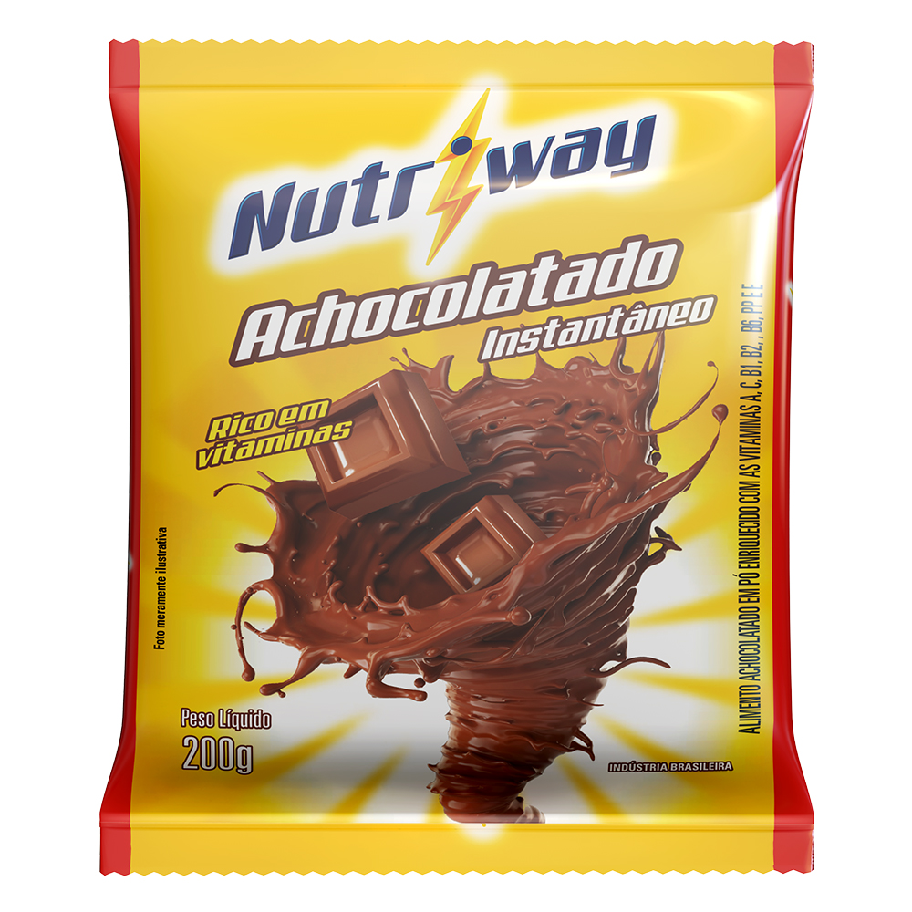 ACHOCOLATADO EM PO NUTRIWAY 200G+