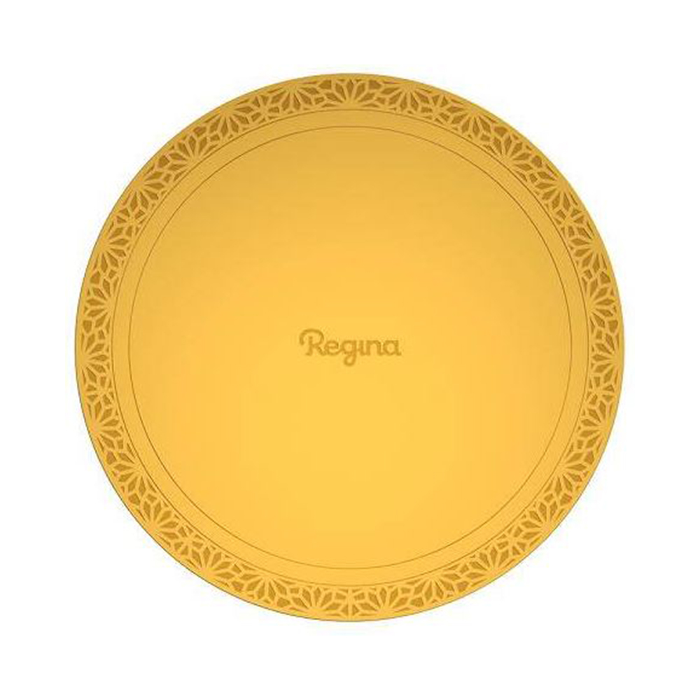 PRATO CAKEBOARD REGINA REDONDO DOURADO 21CM