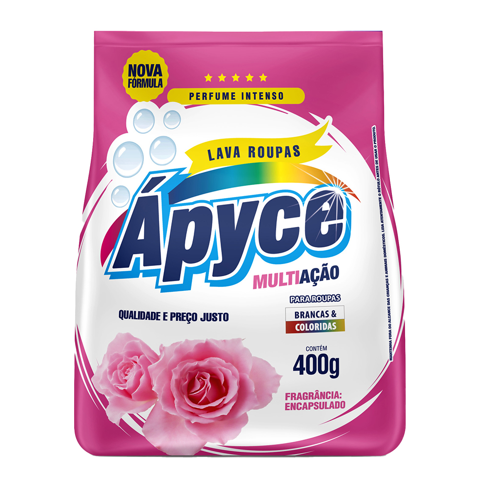 SABAO PO APYCE MULTIAÇÃO ROSA SACHE 400G