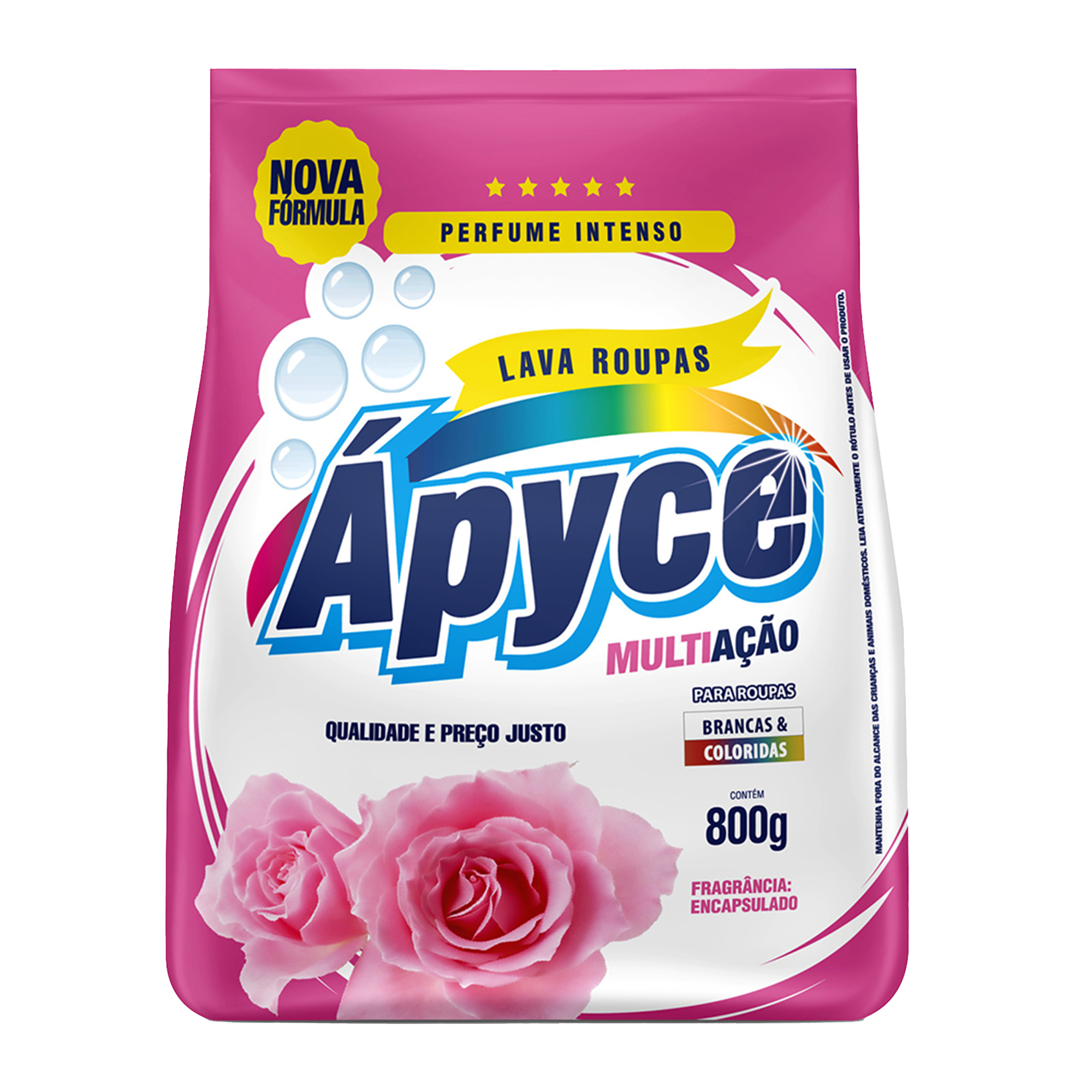 SABAO PO APYCE MULTIAÇÃO ROSA SACHE 800G