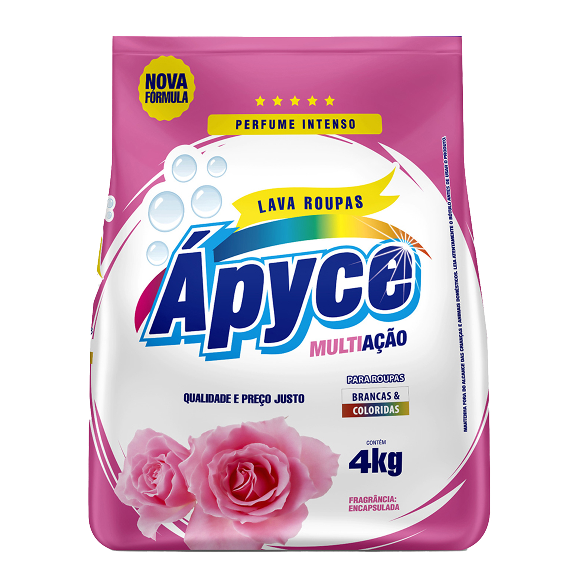 SABAO PO APYCE MULTIAÇÃO ROSA SACHE 4KG