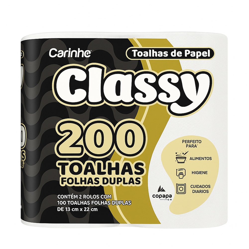 TOALHA CLASSY FOLHA DUPLA BRANCA