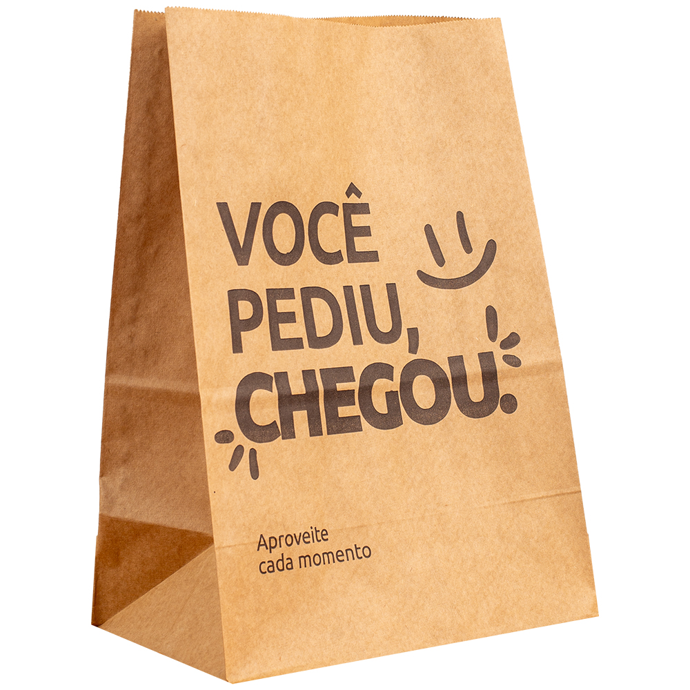 SACO PARA LANCHE TIMBRADO 5KG 25X18X12