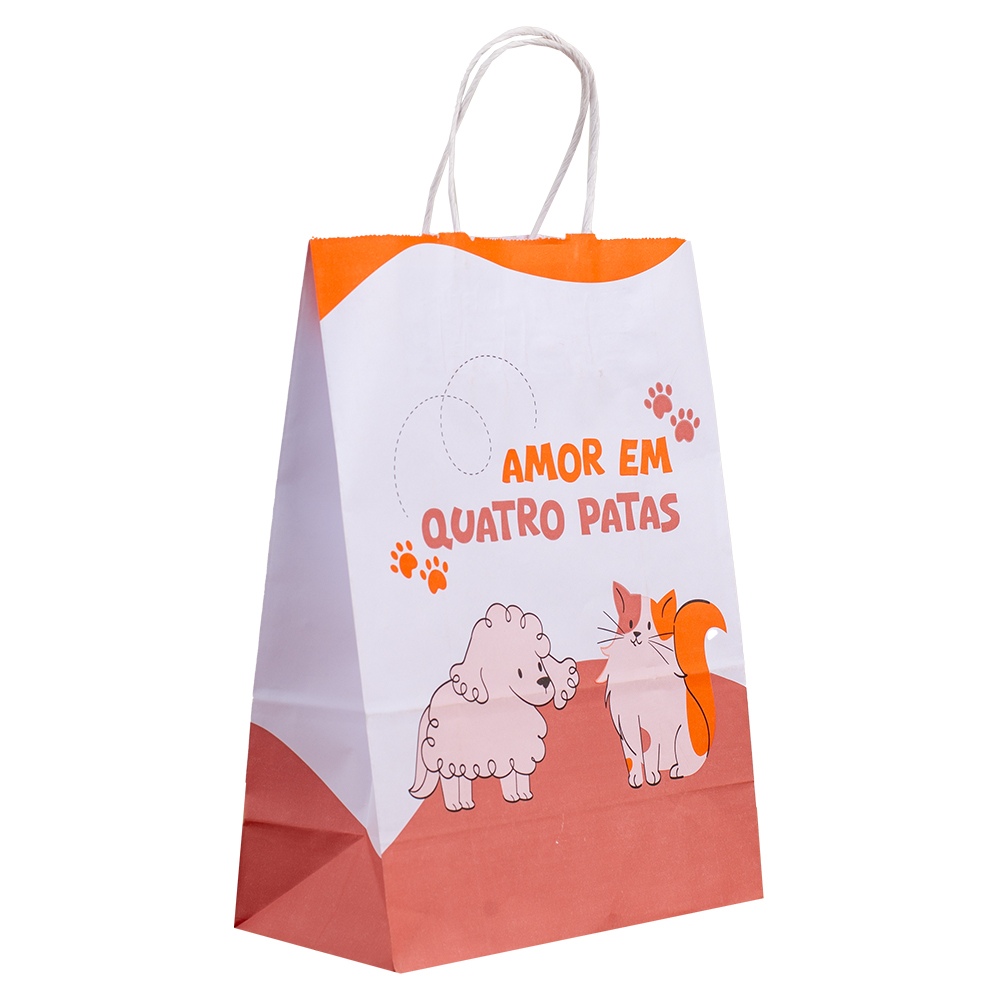 BOLSA PAPEL TIMBRADA COM ALCA M 31X23X11
