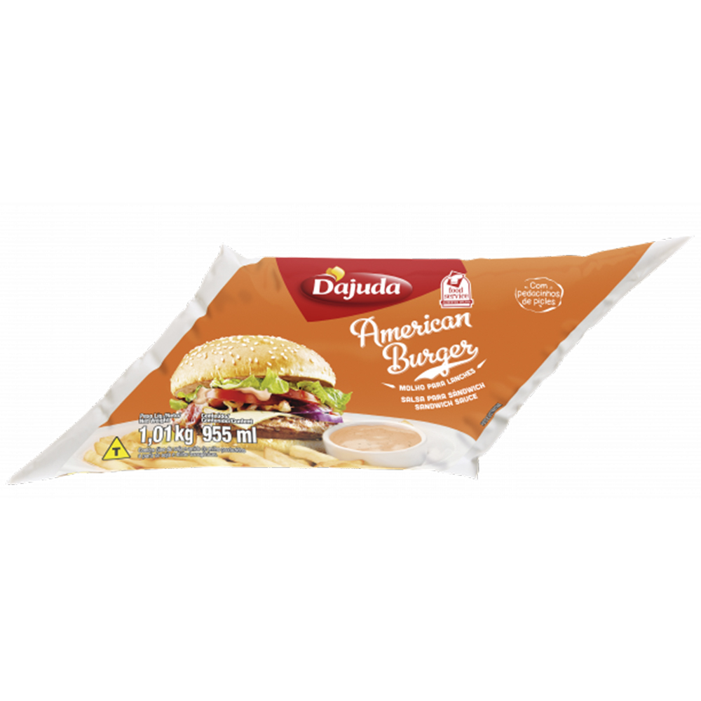 MOLHO D'AJUDA PARA LANCHE AMERICAN BURGER 1,01KG
