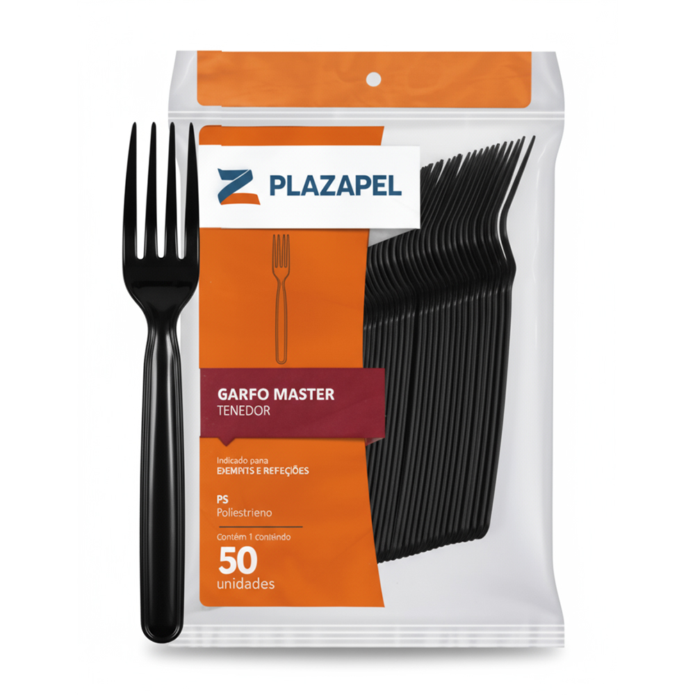 GARFO PLASTICO PLAZAPEL PRET0