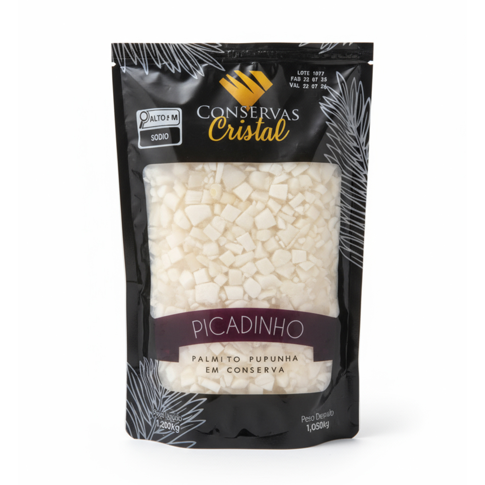PALMITO CRISTAL PICADINHO BAG 1,050KG