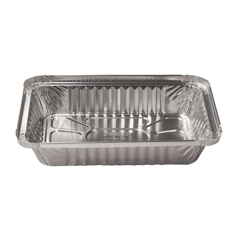BANDEJA ALUMINIO DARNEL RETANGULAR 2000ML DA9