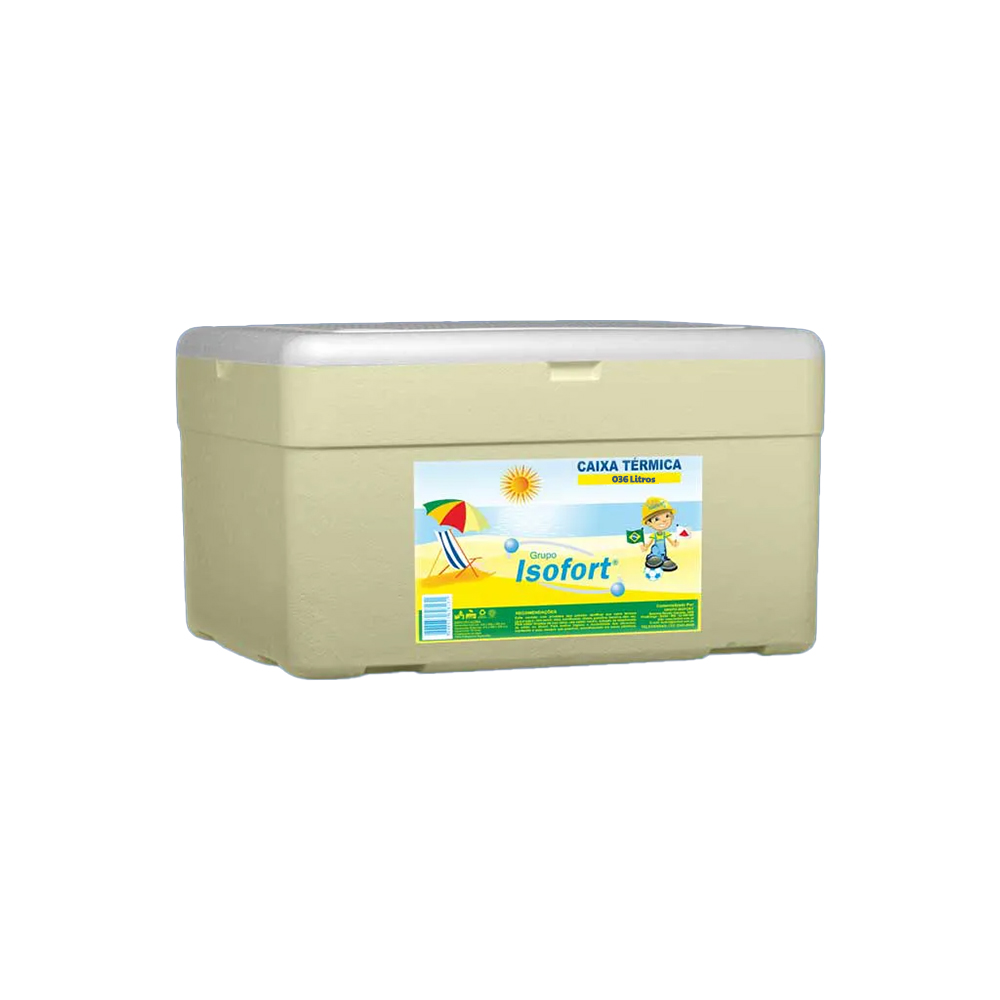 CAIXA ISOPOR 036LT ISOFORT