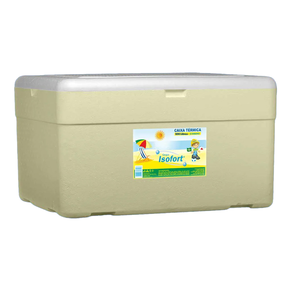 CAIXA ISOPOR 100LT ISOFORT