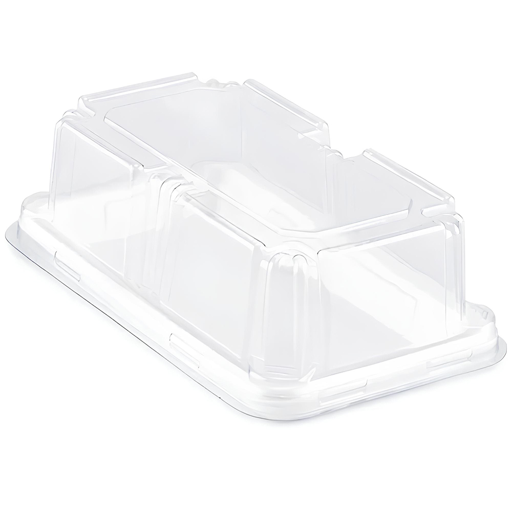 BANDEJA BASE BRANCA COM TAMPA CRISTAL PEQUENA FF06