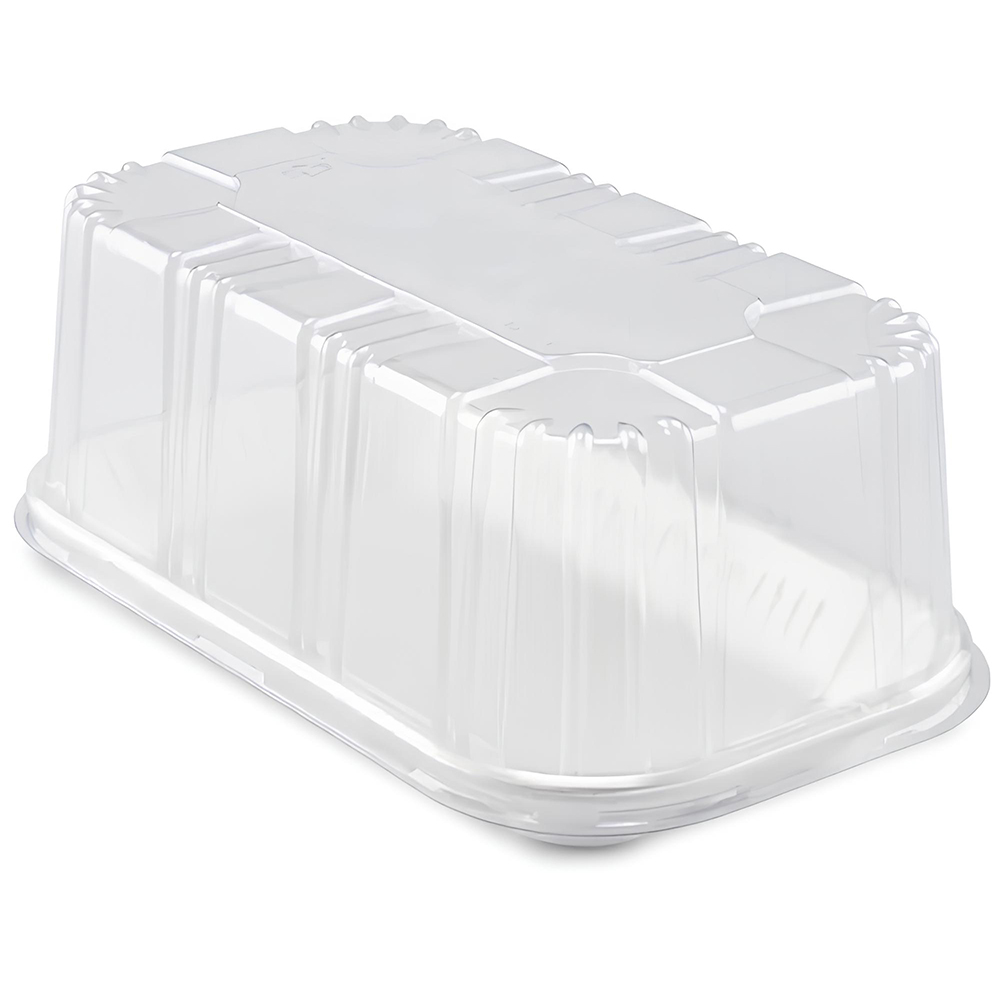 BANDEJA BASE BRANCA COM TAMPA CRISTAL ALTA FF64