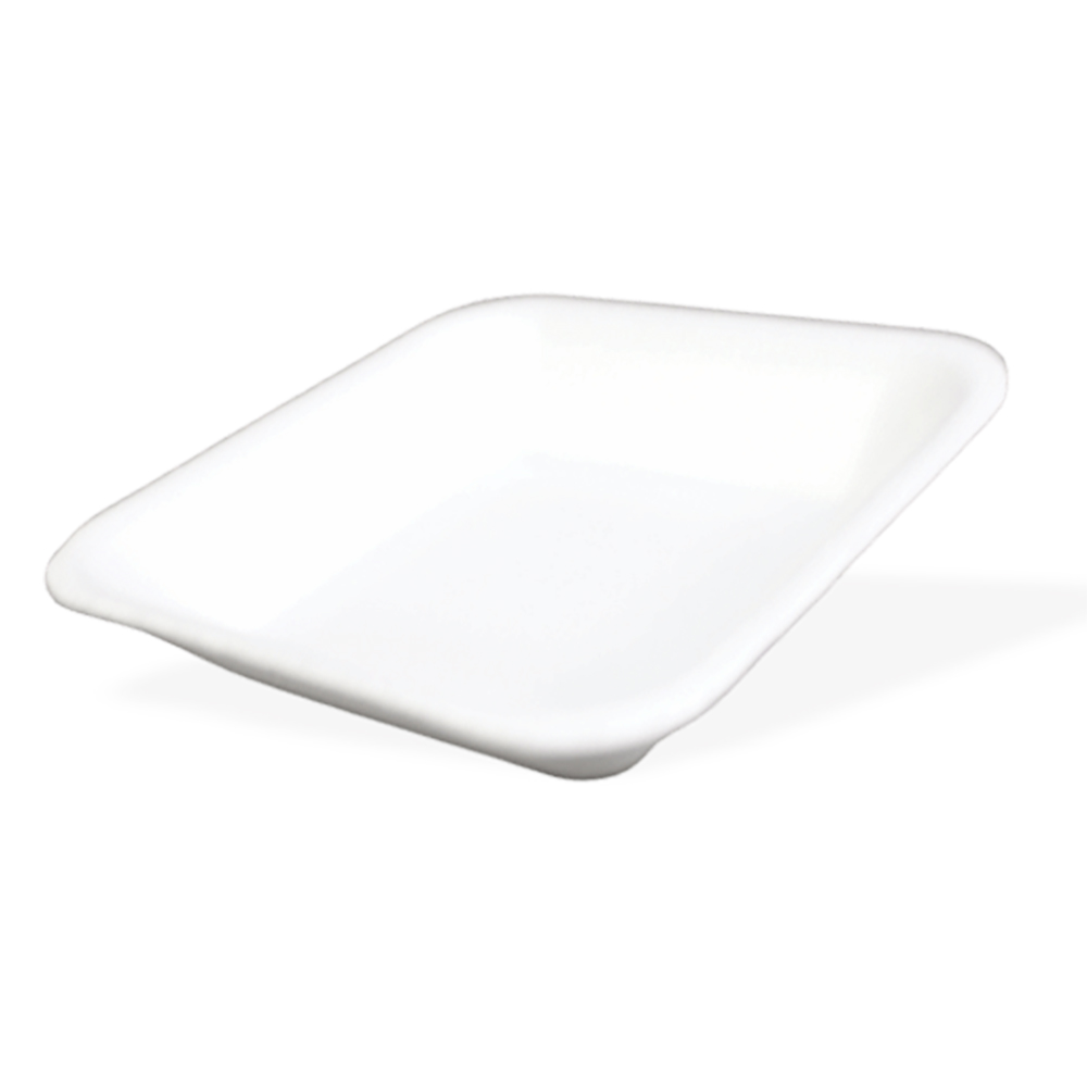 BANDEJA BRANCA B1F 15X15X2,8CM ISOBRAS