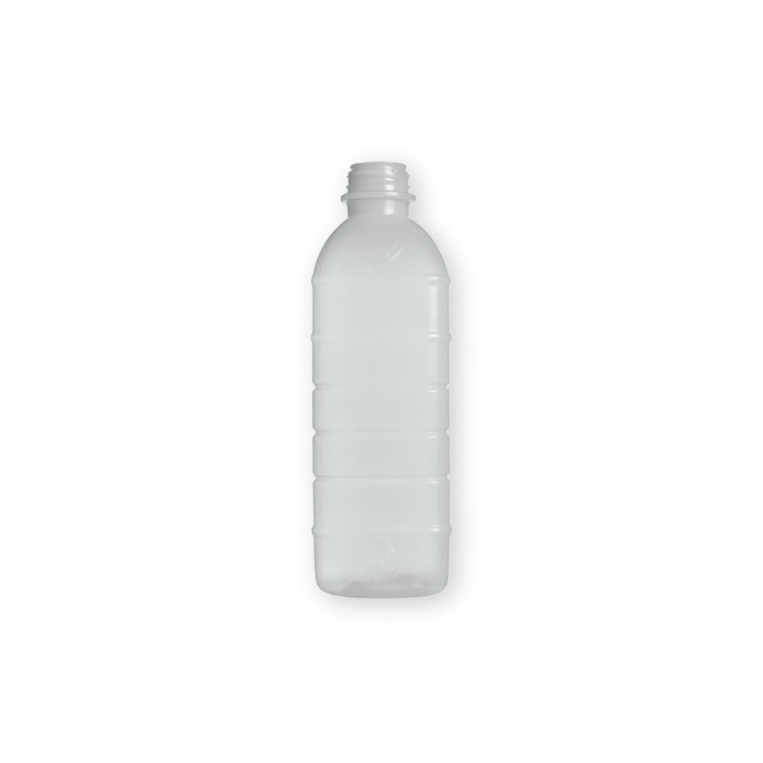GARRAFA PLASTICA SUPRAFORM QUADRADA TAMPA LACRE 300ML