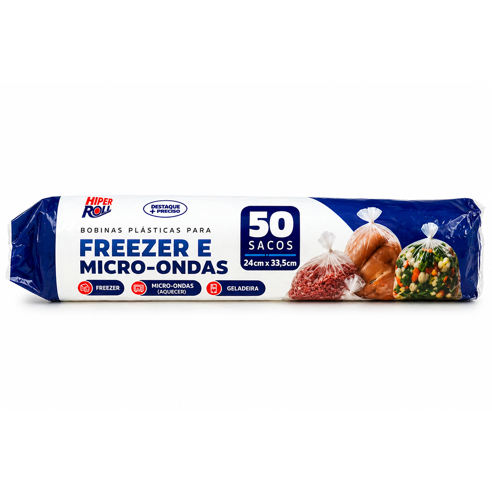 BOBINA PICOTADA PARA FREEZER/MICROONDAS HIPERROLL 24X33,5CM