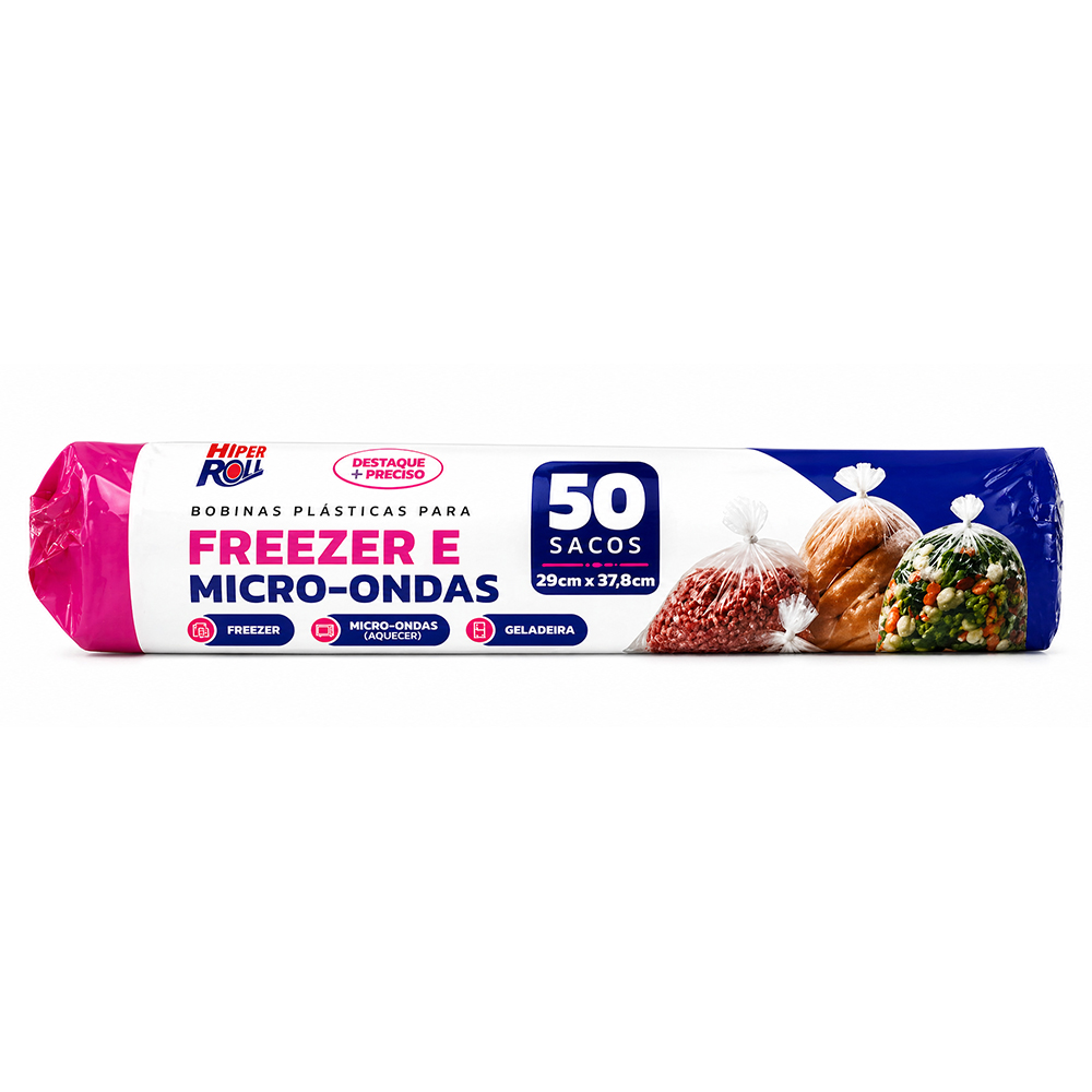 BOBINA PICOTADA PARA FREEZER/MICROONDAS HIPERROLL 29X37,8CM