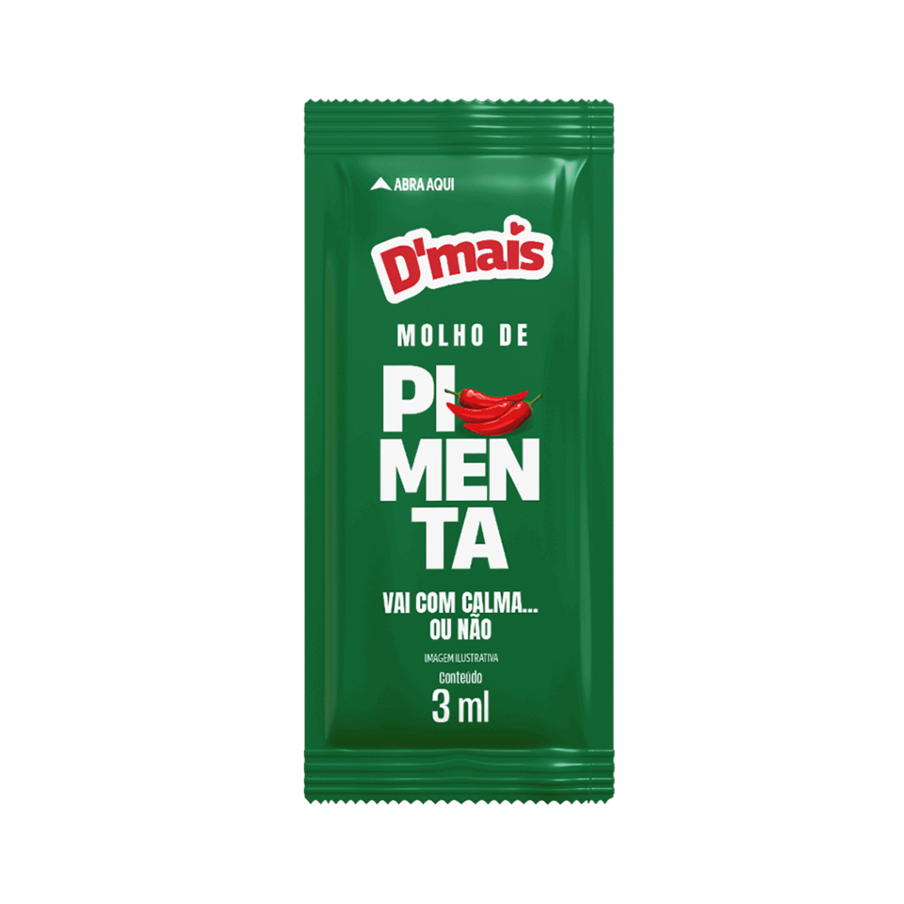 MOLHO PIMENTA D MAIS SACHE 3ML