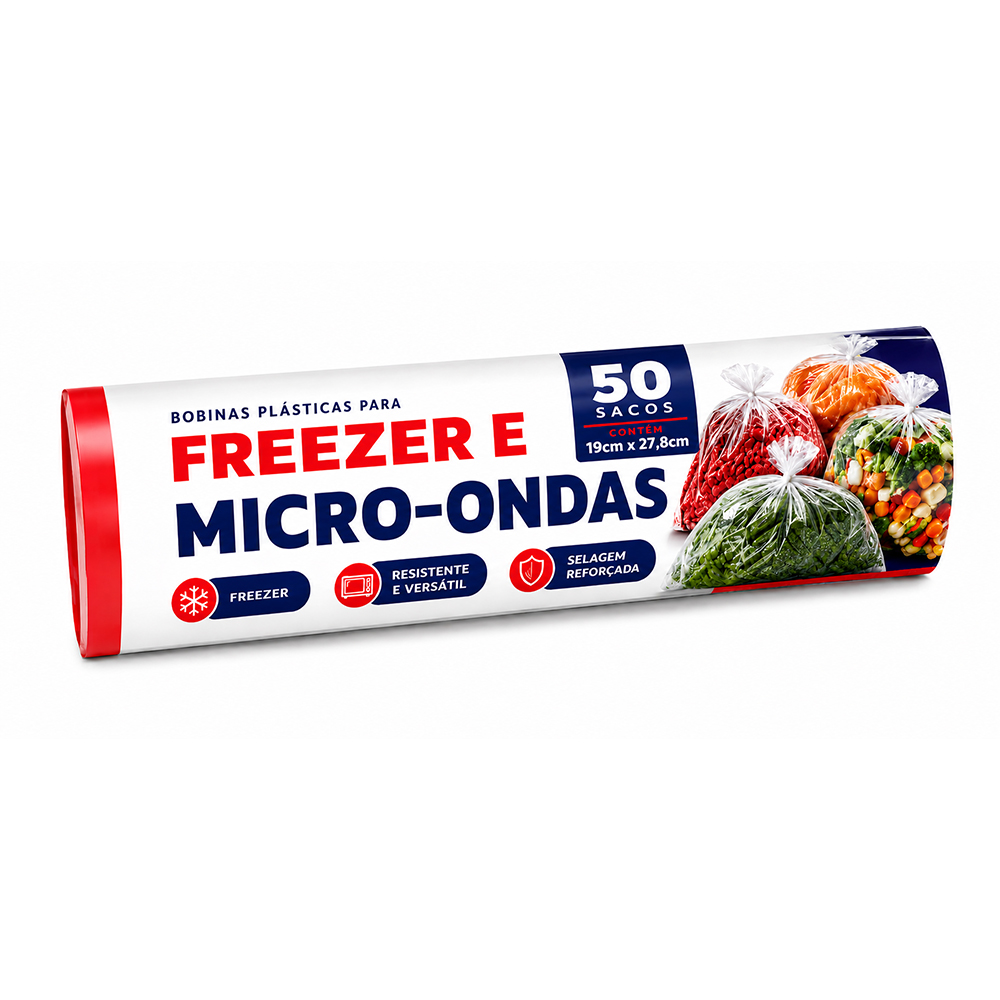 BOBINA PICOTADA PARA FREEZER/MICROONDAS HIPERROLL 19X27,8CM