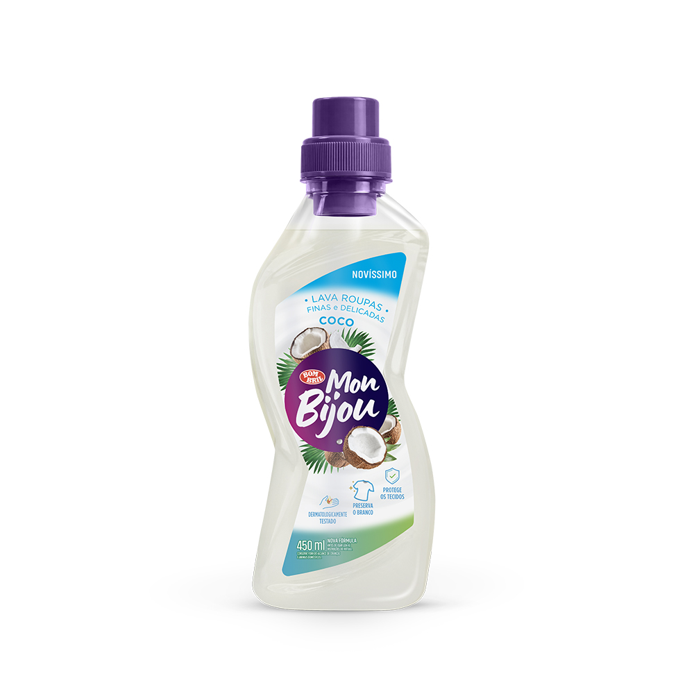 LAVA ROUPAS COCO 450ML MON BIJOU
