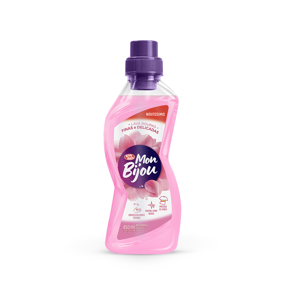 LAVA ROUPAS FINAS E DELICADAS 450ML MON BIJOU