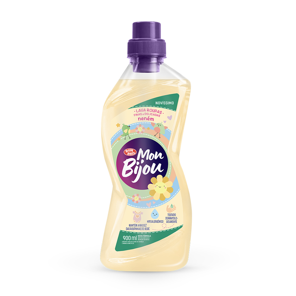 LAVA ROUPAS NENEM 900ML MON BIJOU