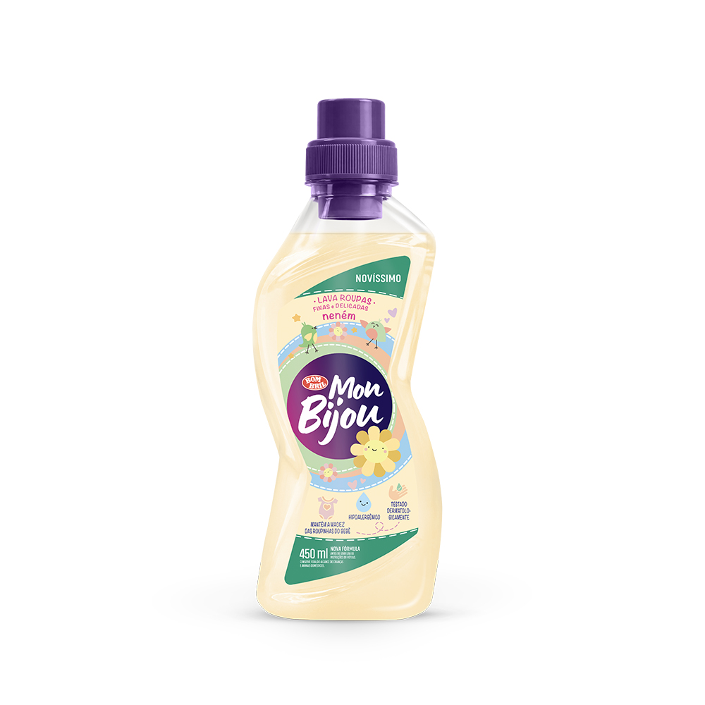 LAVA ROUPAS NENEM 450ML MON BIJOU