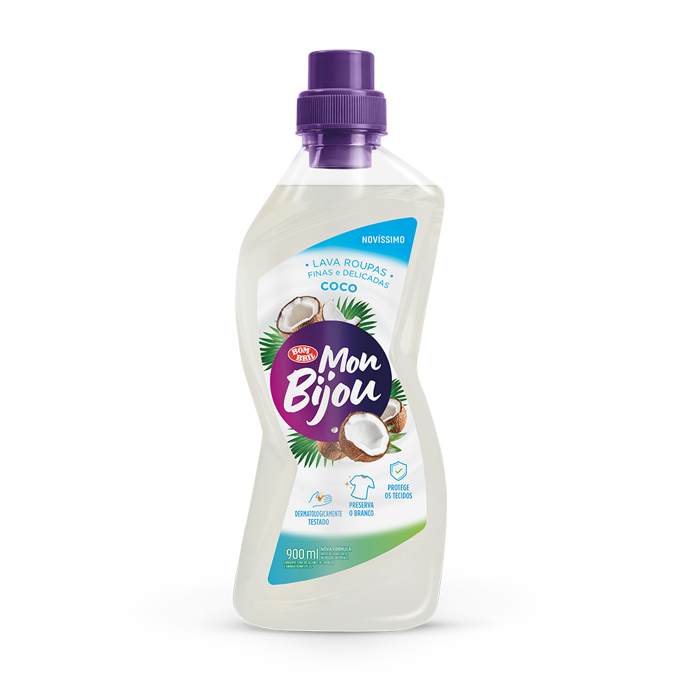 LAVA ROUPAS COCO 900ML MON BIJOU