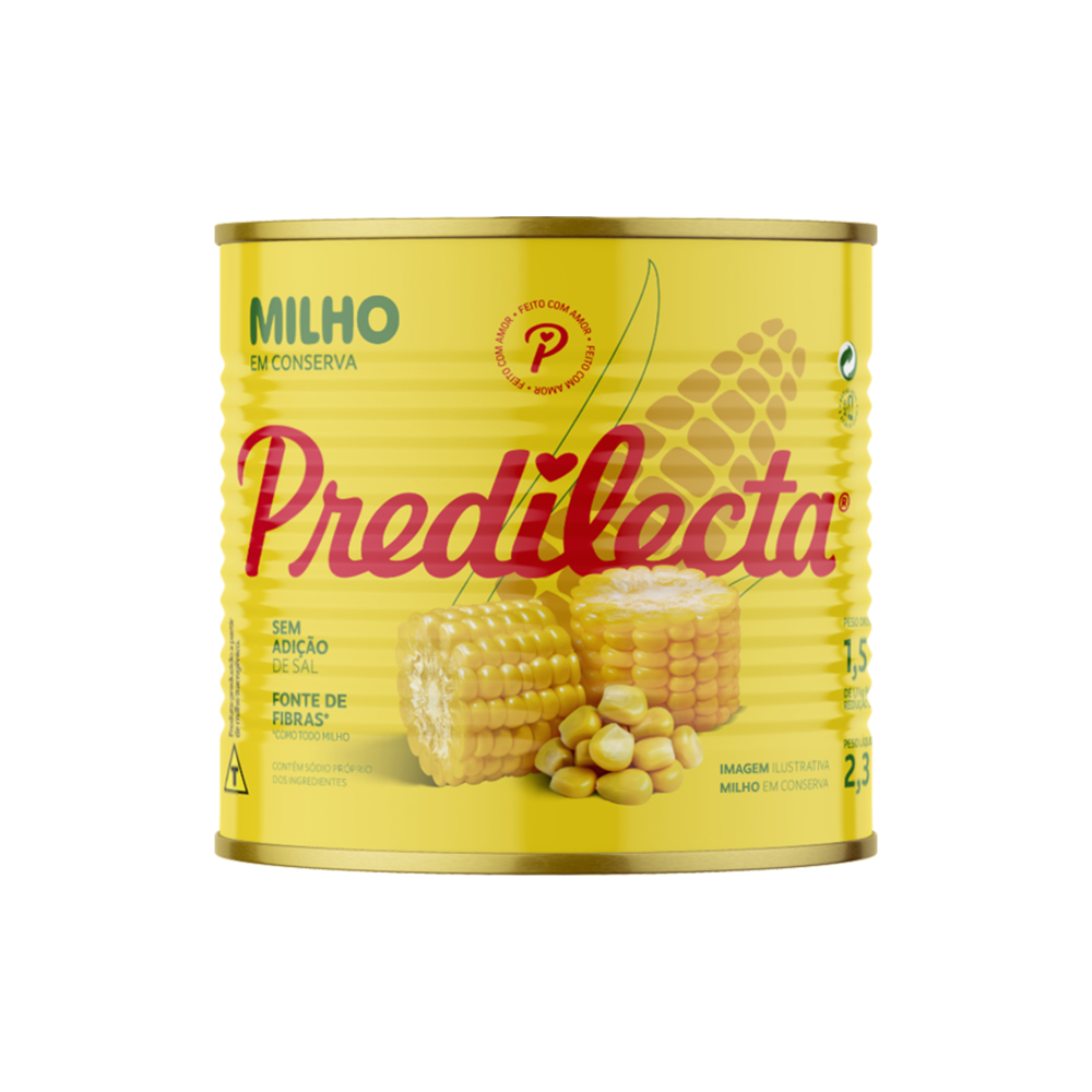 MILHO VERDE PREDILECTA LATA 1,5KG