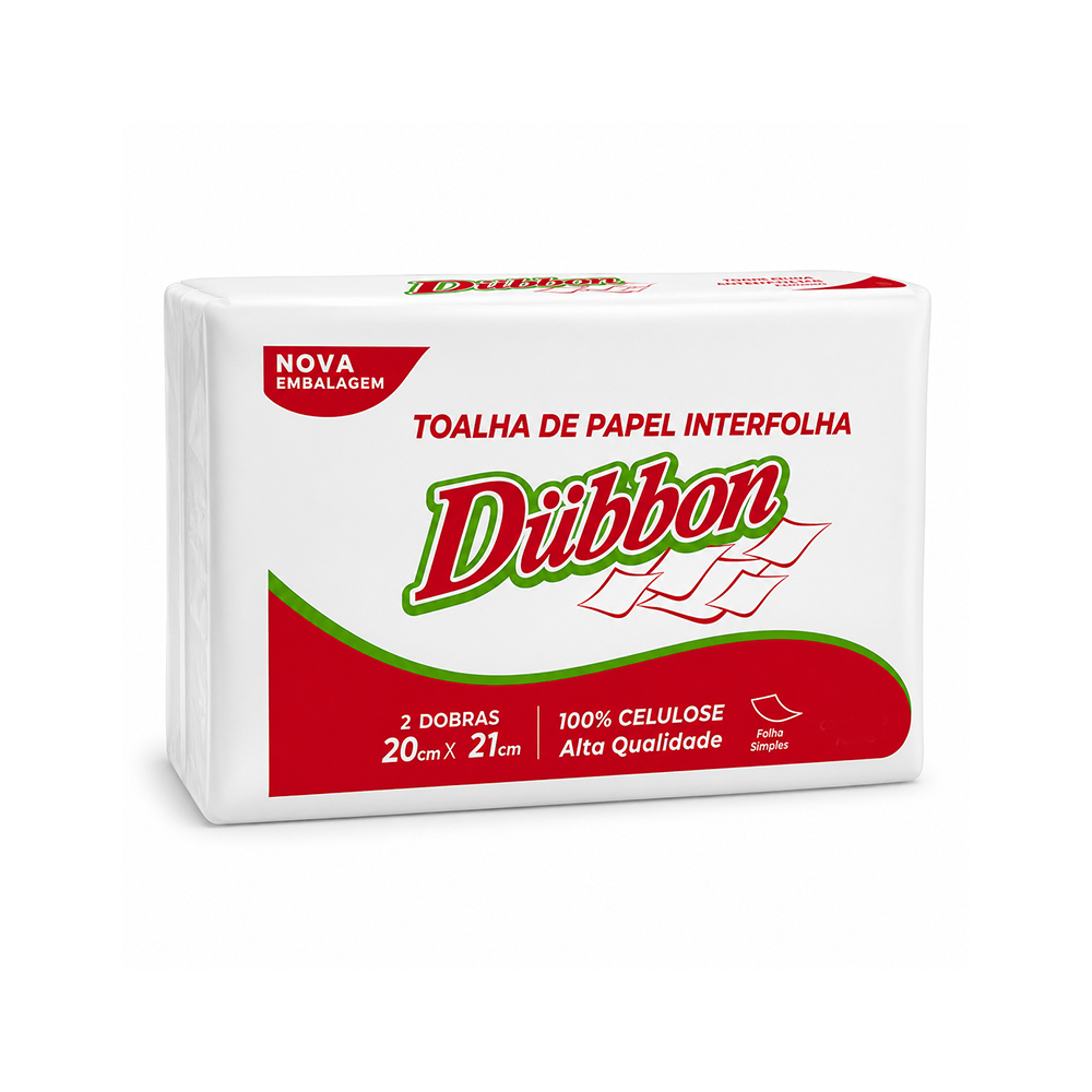 TOALHA INTERFOLHADO DUBBON 100% CELULOSE 20X21