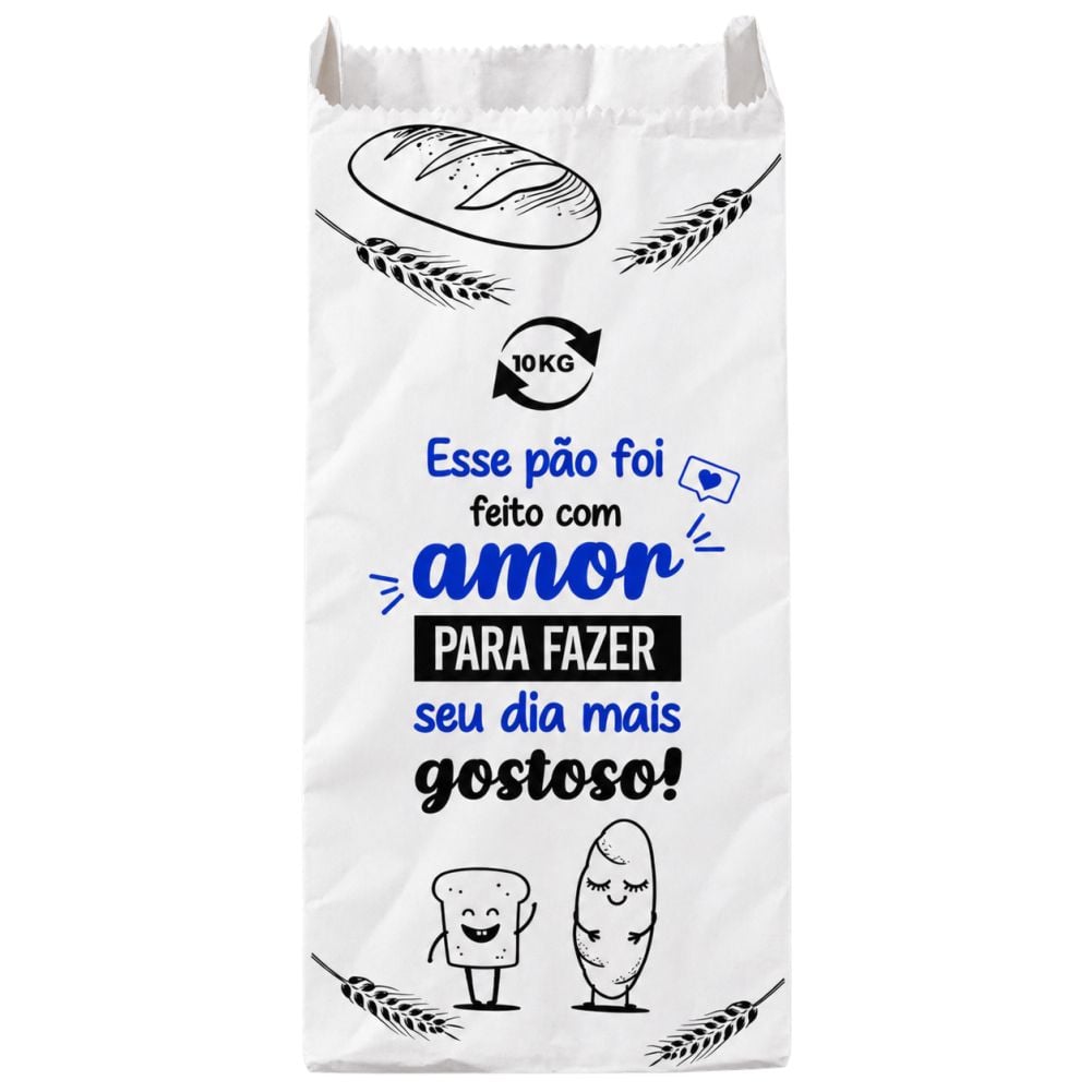 SACO PAPEL ENCOPEL BRANCO 10KG