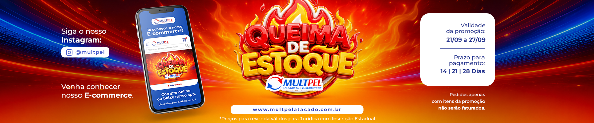 Queima de Estoque 14/09 a 27/09/2026